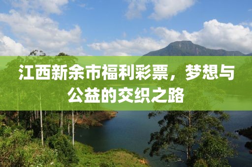 江西新余市福利彩票，梦想与公益的交织之路