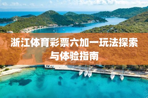 浙江体育彩票六加一玩法探索与体验指南