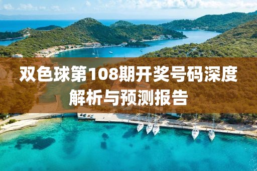 双色球第108期开奖号码深度解析与预测报告