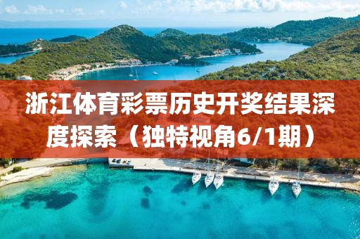 浙江体育彩票历史开奖结果深度探索（独特视角6/1期）