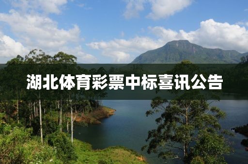 湖北体育彩票中标喜讯公告