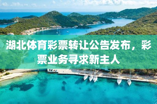 湖北体育彩票转让公告发布，彩票业务寻求新主人