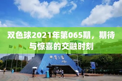 双色球2021年第065期，期待与惊喜的交融时刻